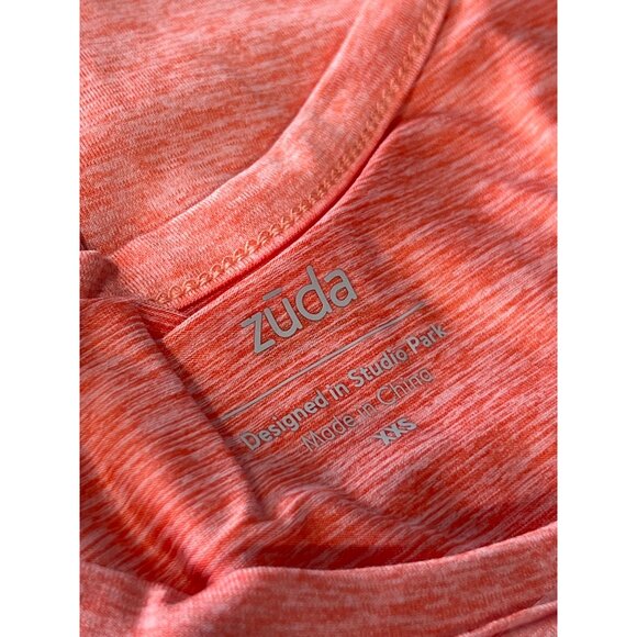 Zuda Z Cool 2 Pack of Tank Tops Women XXS Rose Heather Peach Polyester Blend NEW - Picture 4 of 8